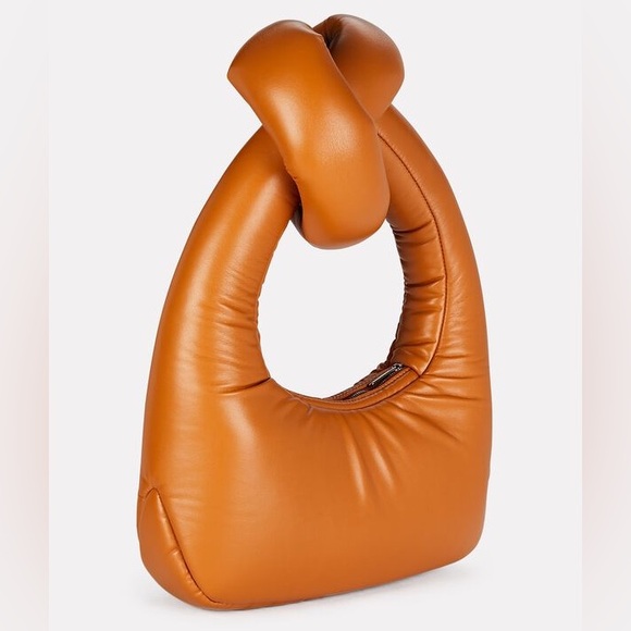 A.W.A.K.E MODE mia knot shoulder in tan NWT - Picture 3 of 7